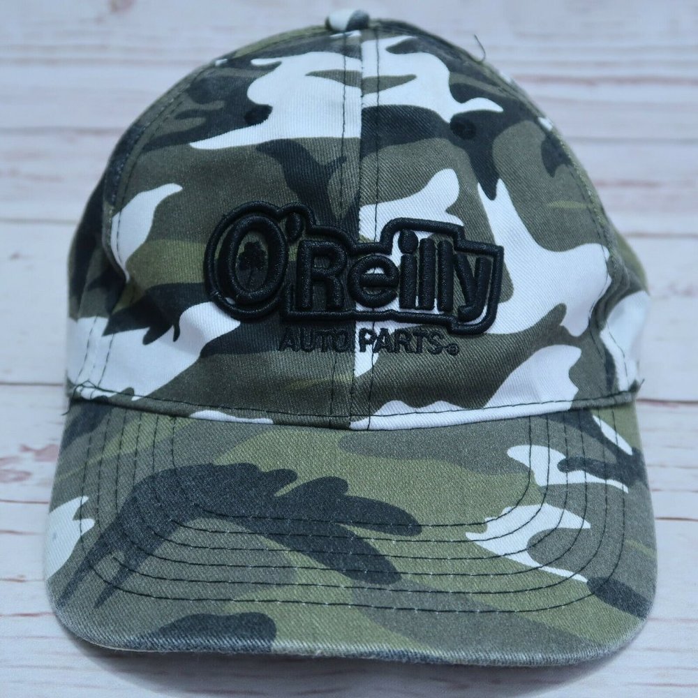 Official O’Reilly Auto Parts Raised Embroidered Logo Camo Hat Cap